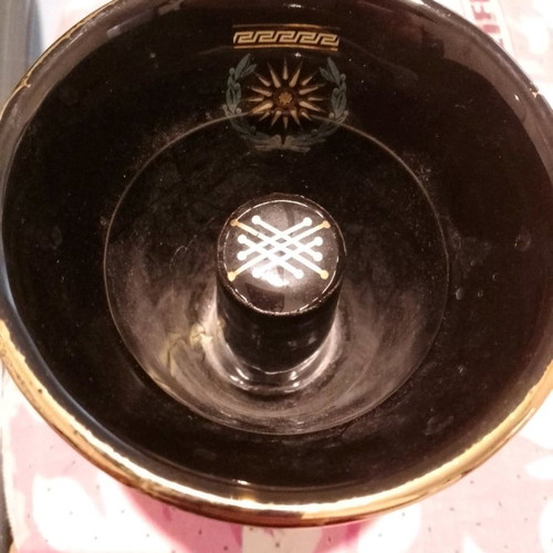 Pythagoras cup used, handmade, 24 carat gold