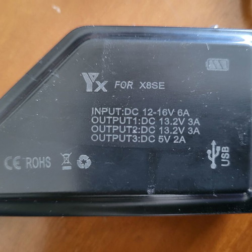 Car charger for FIMI X8 SE 2020 drone batteries used