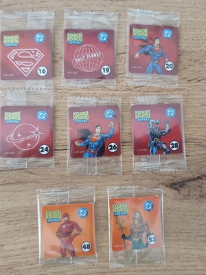 DC Koukouroukou stickers like new, numbers 16 19 20 24 26 28 48 53