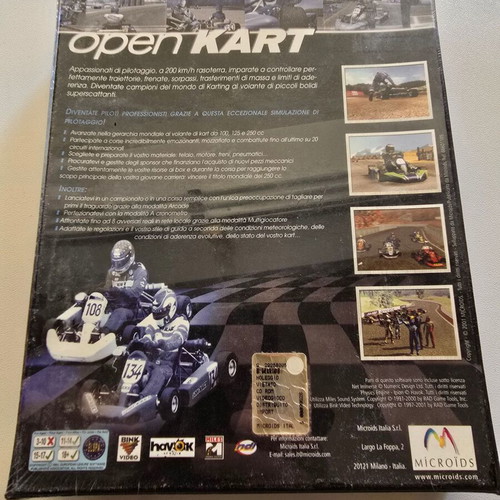 Open Kart PC game 2001 sealed, new, big box