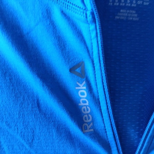 Reebok jacket used, athletic, blue, small