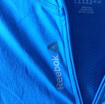 Reebok jacket used, athletic, blue, small
