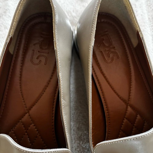 Iris luxury shoes new, grey-beige, size 40