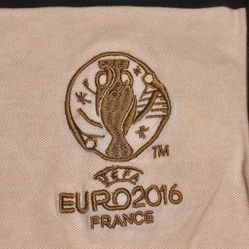 UEFA Euro 2016 France Men's Polo Shirt used, size XL, navy blue