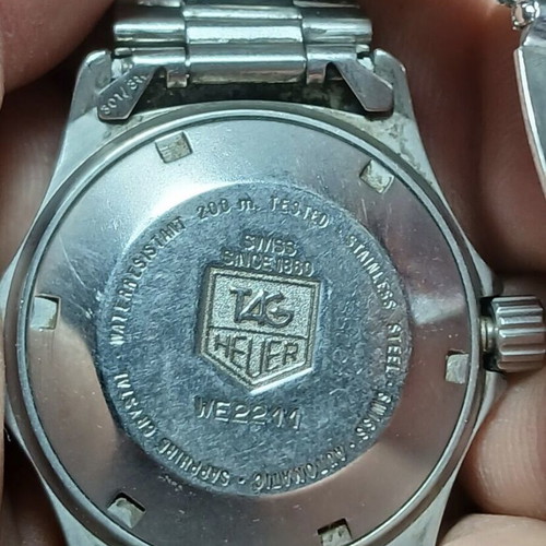 TAG Heuer 2000 Series Automatic watch, white and silver