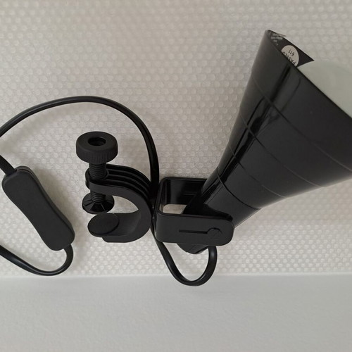 IKEA LAGRA desk lamps like new with clamp and 7W E14 bulbs