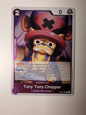 Tony Tony Chopper κάρτα παιχνιδιού One Piece OP07-066 σπάνια