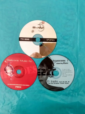CD Mikee Live, Technoformas 2, Electronic music for Heroes σαν καινούργια