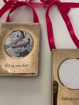Kate Spade silver photo frames used, 7x10 cm, set of 2