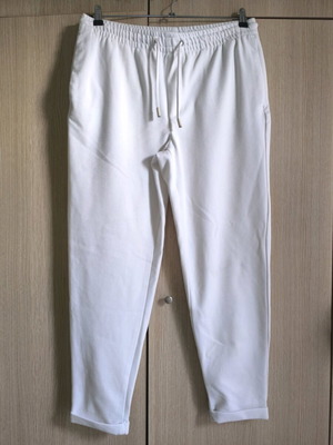Zara women's sweatpants like new, white, size L