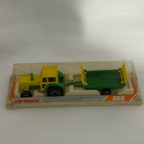 Vintage Majorette Tractor with Trailer Series 300 No. 389 new