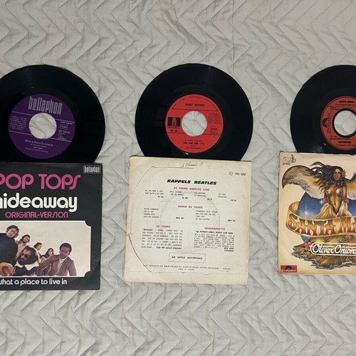 45 RPM vinyl records lot of 14, like new condition