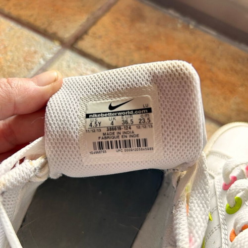 Nike pumps used, size 36.5, white