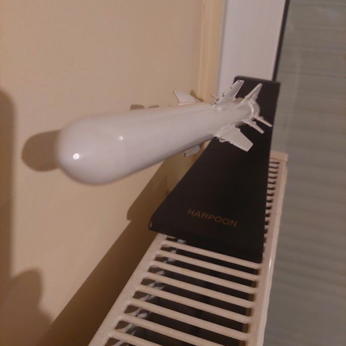 AGM-84 Harpoon Metal Desktop Model Boeing corporate gift like new