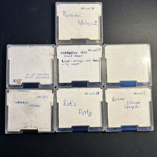 Tdk 74XS-IV Minidisc pack of 7 used, recordable 74 min