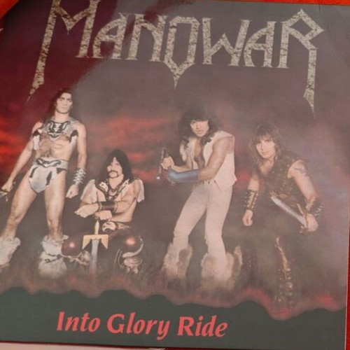 Manowar Into Glory Ride βινύλιο LP σαν καινούργιο, ανεπίσημη κυκλοφορία