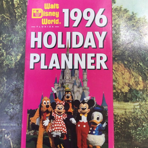 Disneyland Florida 1996 Holiday Planner videocassette used, dubbed