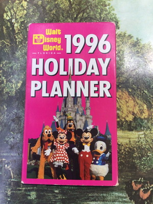 Disneyland Florida 1996 Holiday Planner videocassette used, dubbed