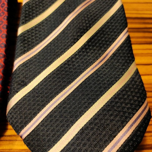 Roccobarocco ties used, pack of 7 silk Italian ties