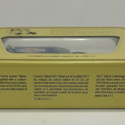 Matchbox 1978 Models of Yesteryear Y-5 1927 Talbot Van EverReady new