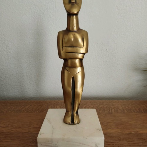 Cycladic Stool used, vintage figurine