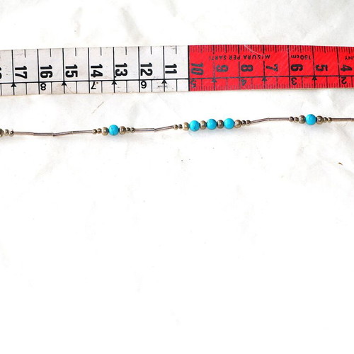 Bracelet chain with turquoise stones and 925 sterling silver SBTS153 new