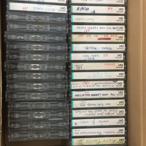 Denon DX1 cassette cases used, pack of 36