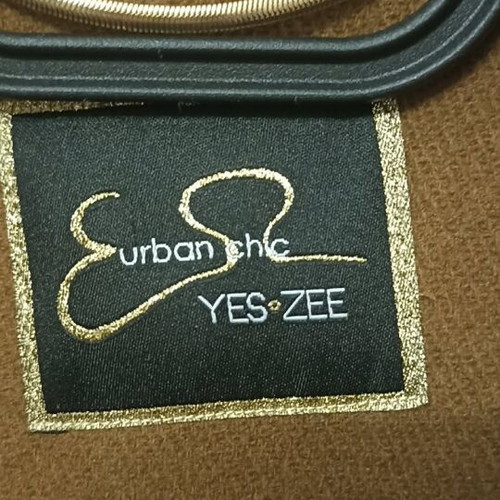 Yes Zee women's long camel coat like new