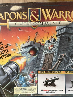 Weapons & Warriors Castle Combat Set vintage επιτραπέζιο παιχνίδι σαν καινούργιο