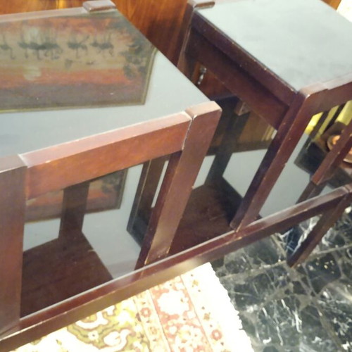 Stools used, set of 2, 40x40x40 cm