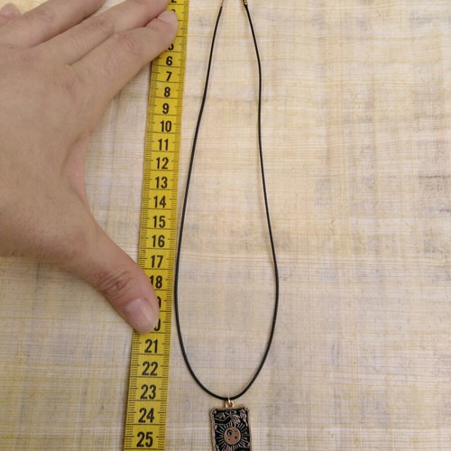 Tarot The Magician pendant new, black and silver
