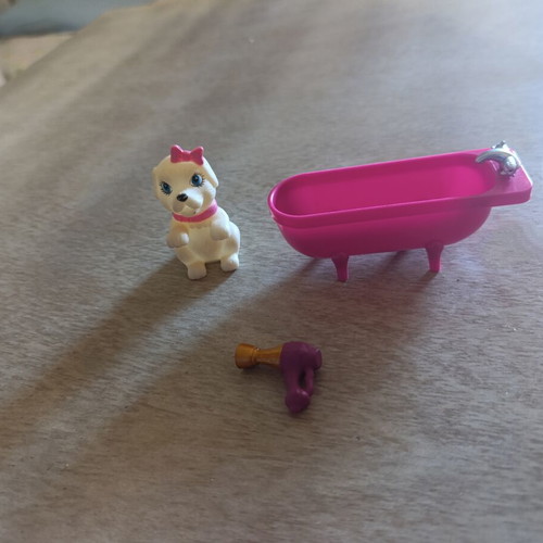 Barbie dog figure and accessories like new
