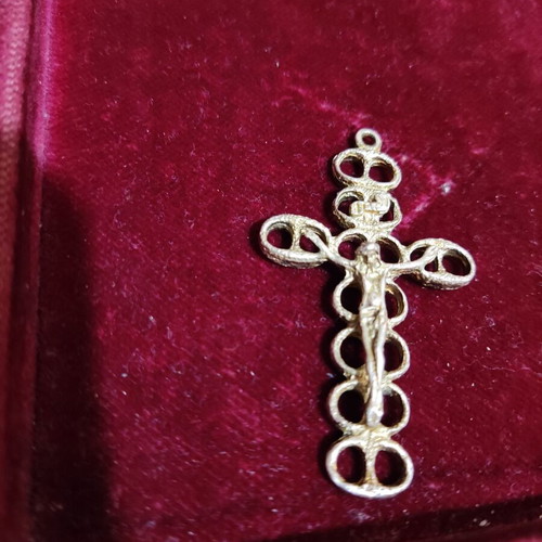 Silver Cross 925 handmade new