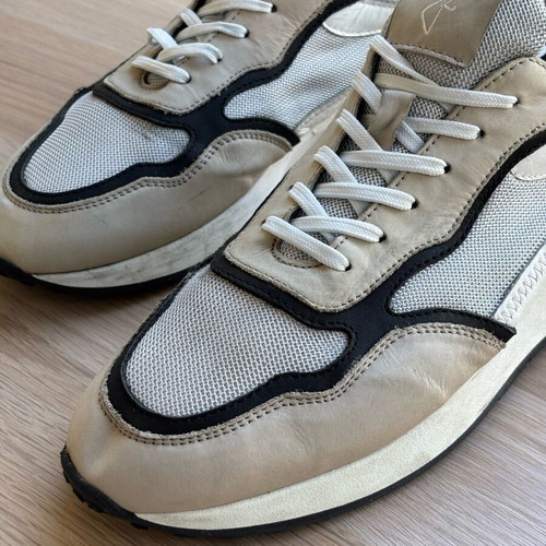 Marco Tozzi sneakers used, size 44, beige and black