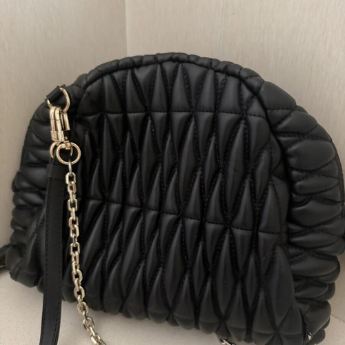 FRNC Francesco black quilted shoulder bag like new