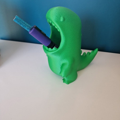 Dinosaur Pencil Holder 3D Printed New