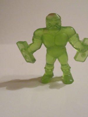 Alien figure used, transparent green