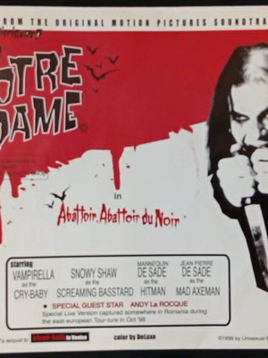 Notre Dame 7' vinyl used, metal, Snowy Shaw of King Diamond