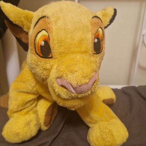 Simba The Lion King plush toy like new, authentic Disney