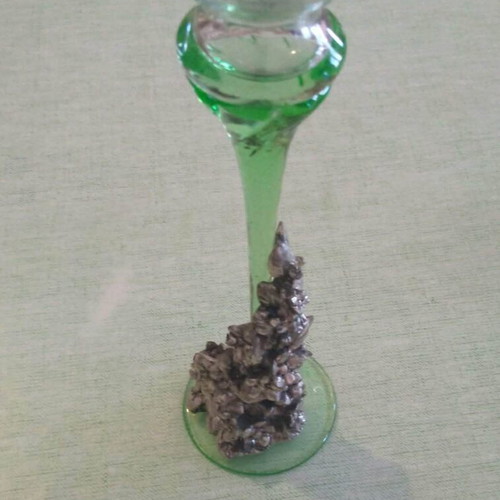 Κηροπήγια La Meridiana Art Glass με επικάλυψη ασημιού 925, ζευγάρι