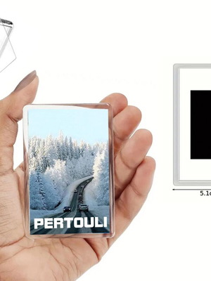 Magnet The Road to Pertouli new with transparent acrylic frame