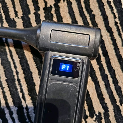 Portable rechargeable blower used, very powerful