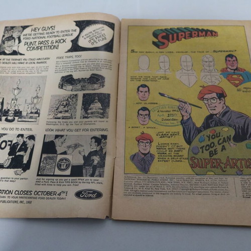 Superman 211 Nov DC comic used, vintage