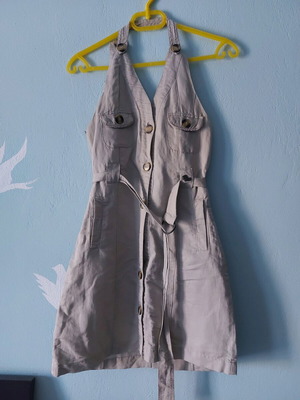 Linen dress Toi&Moi size S like new, beige