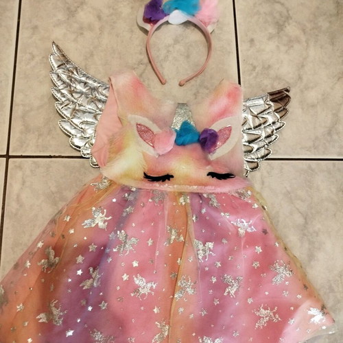 Unicorn Kids Carnival Costume Size 4 Like New
