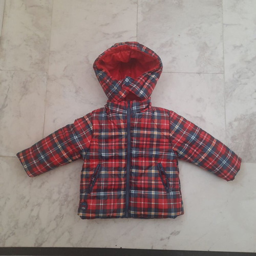 Boboli reversible quilted jacket No80 for 12 months, like new