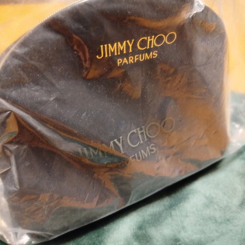 Jimmy Choo Parfums cosmetic bag new, black