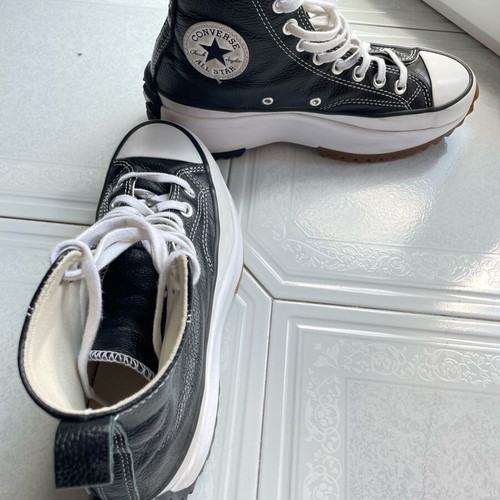 Converse leather sneakers like new, size 40, black