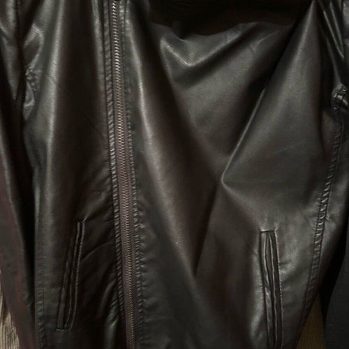 Sweewe women's leather jacket black like new