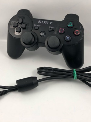 PS3 PlayStation 3 Controller Refurbished with Charging Cable